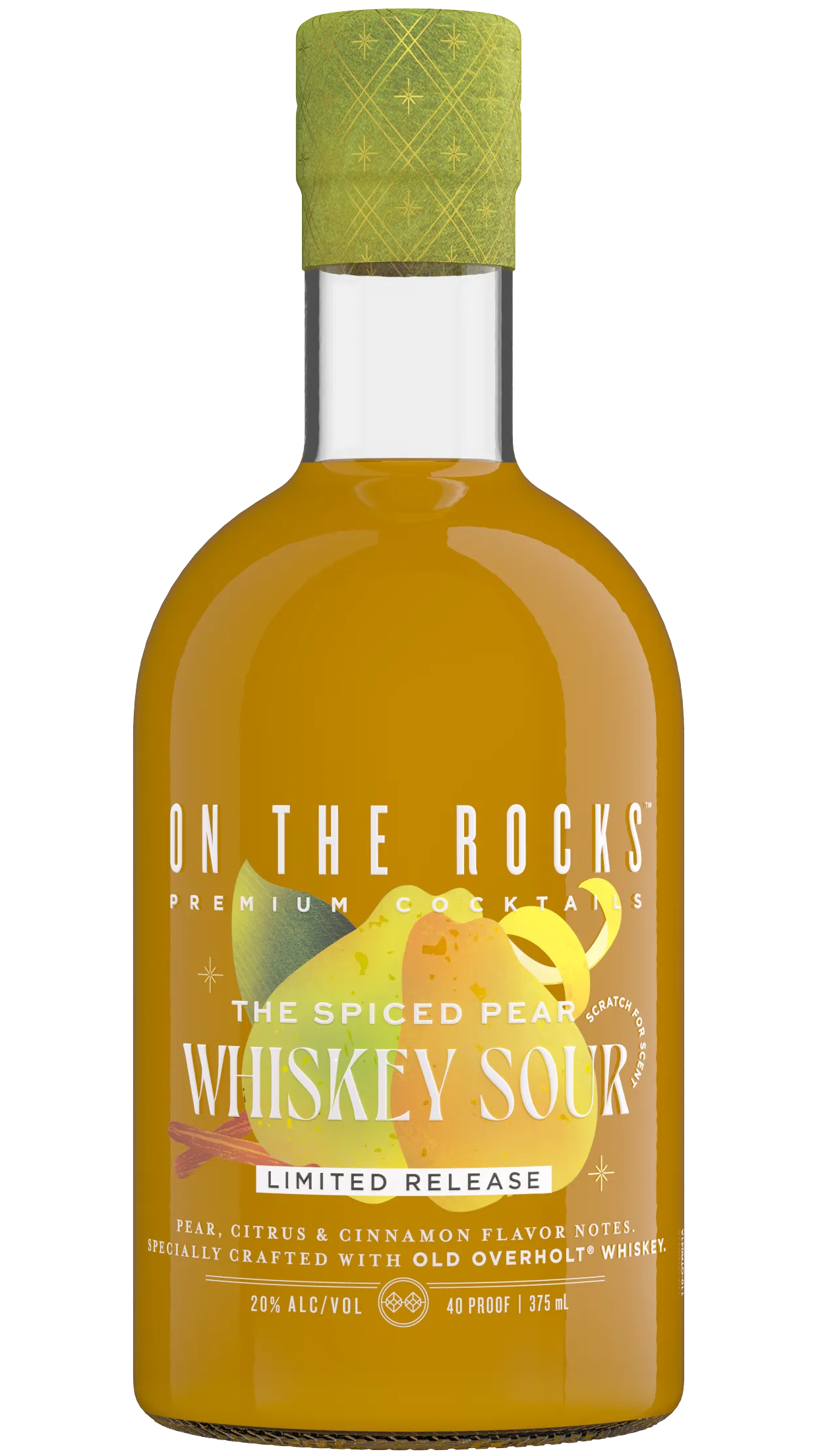 On The Rocks "The Spiced Pear Whiskey Sour" Premium Cocktail (375ml)