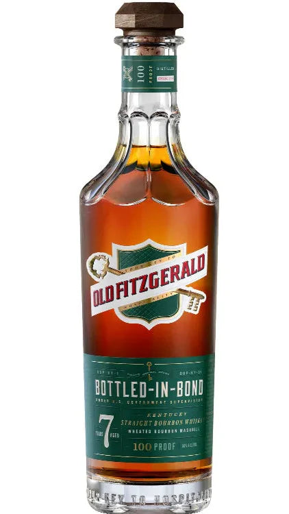 Old Fitzgerald 7-Year-Old Bottled-in-Bond Bourbon – 100 Proof (50% ABV), 750 mL.