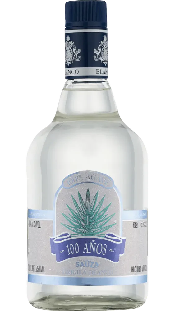 100 Anos Tequila Blanco Made With Blue Agave