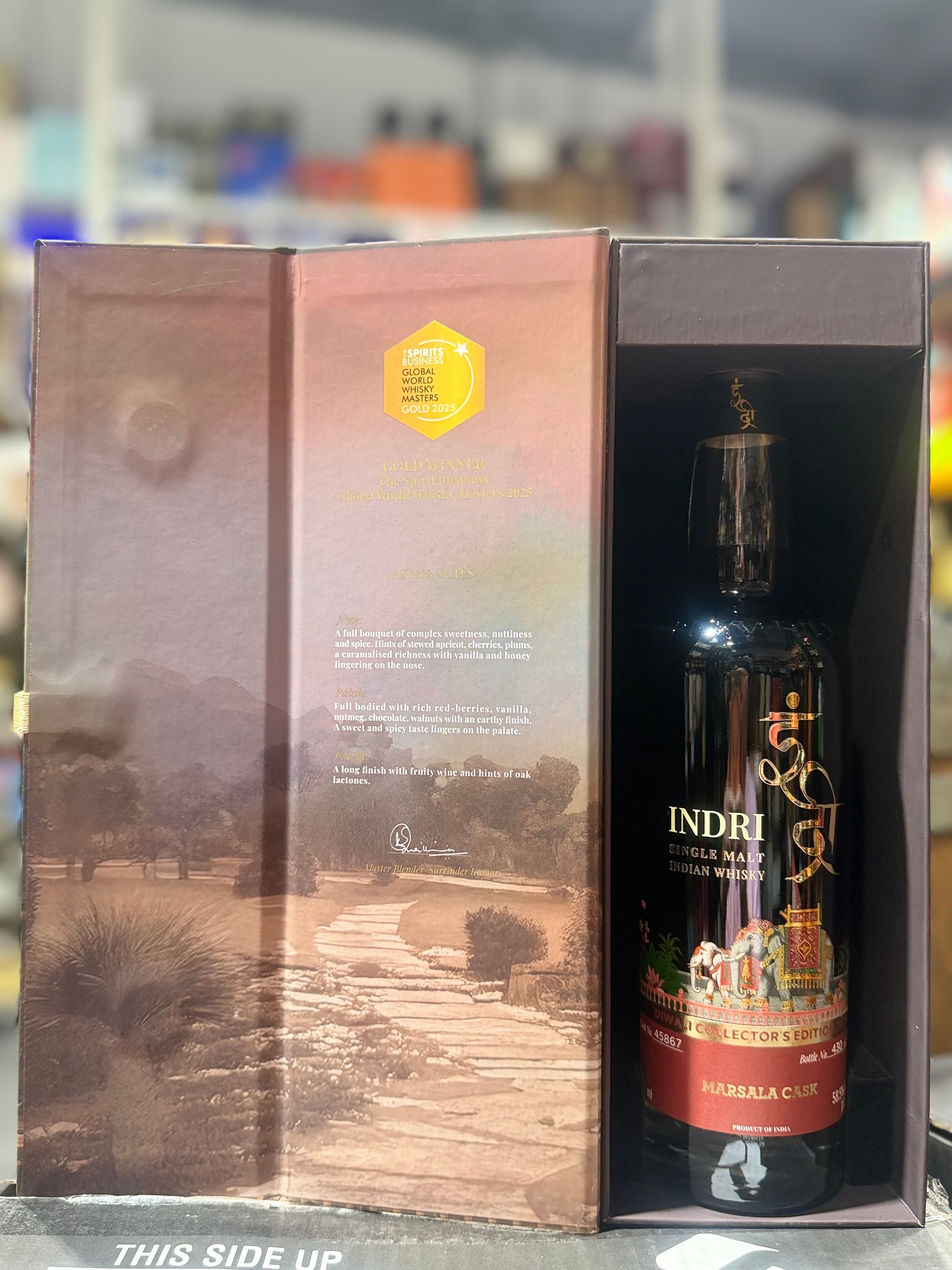 Indri Diwali Collector’s Edition 2025 Indian Single Malt Whisky (750ml)