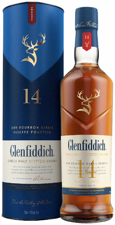 Glenfiddich 14 Year Bourbon Barrel Reserve Single Malt Scotch
