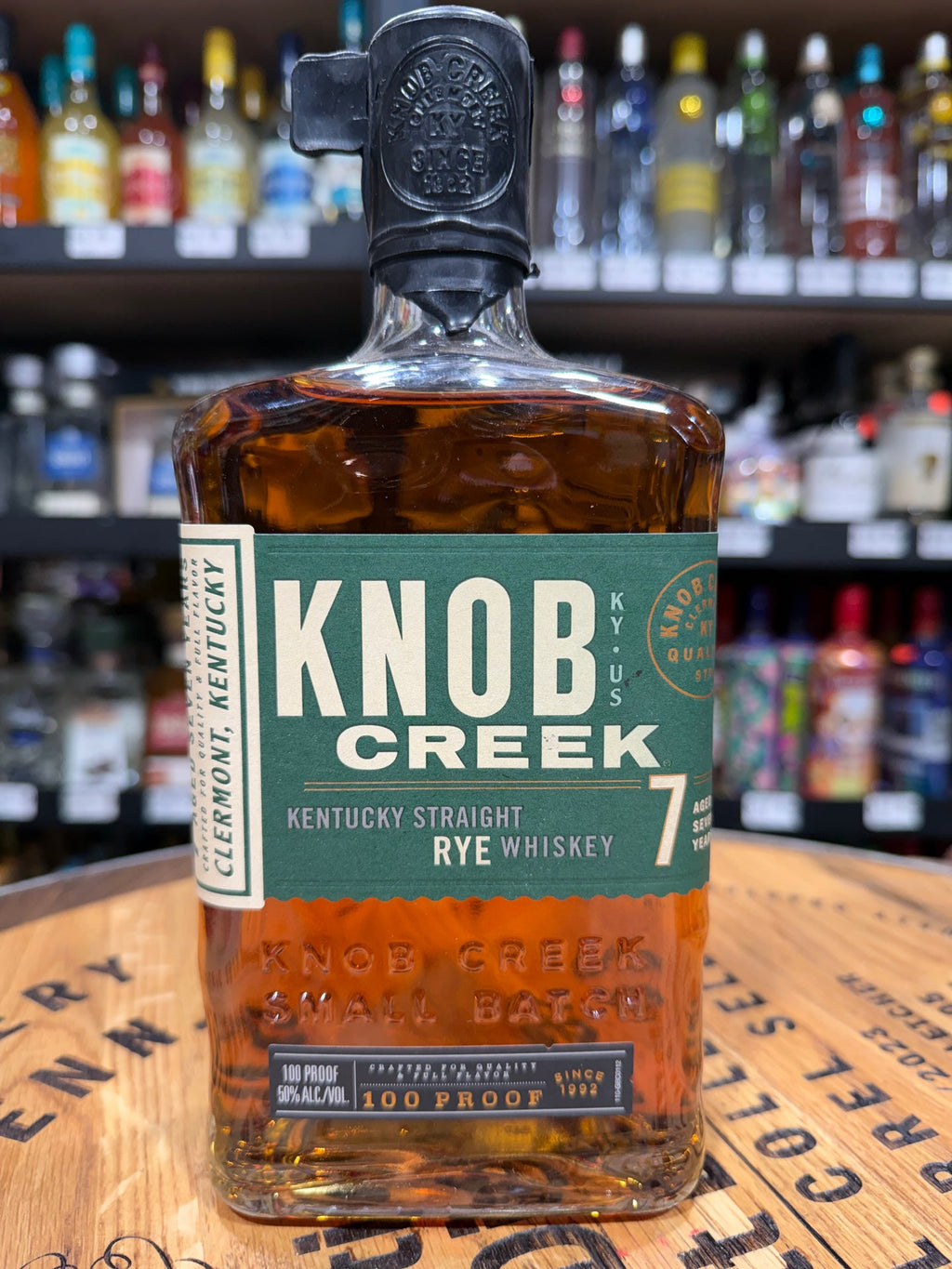 Knob Creek Rye7y, 100 Proof