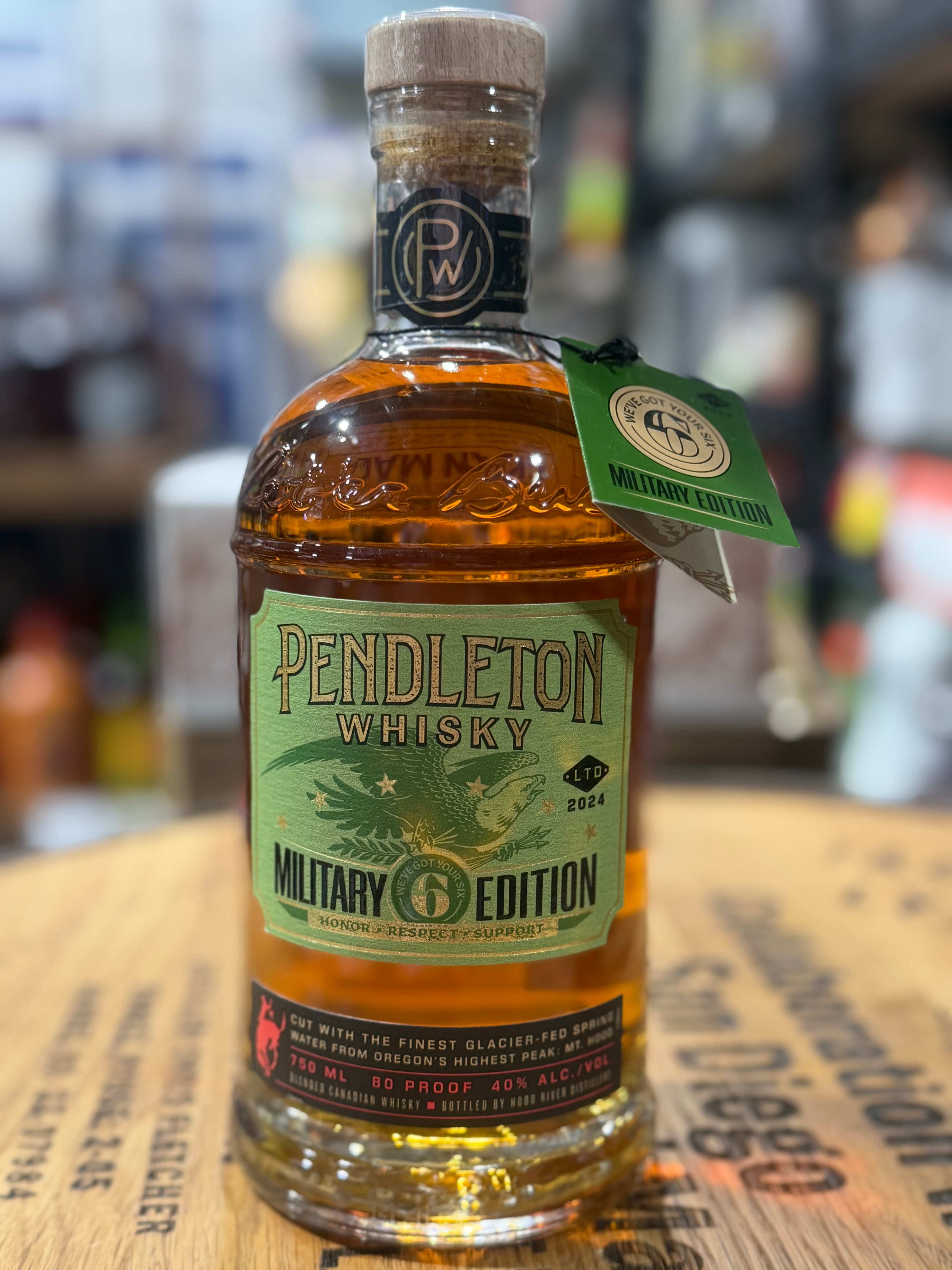 Pendleton Whisky 2024 Military Edition 750ml Limited Release Canadian Rye