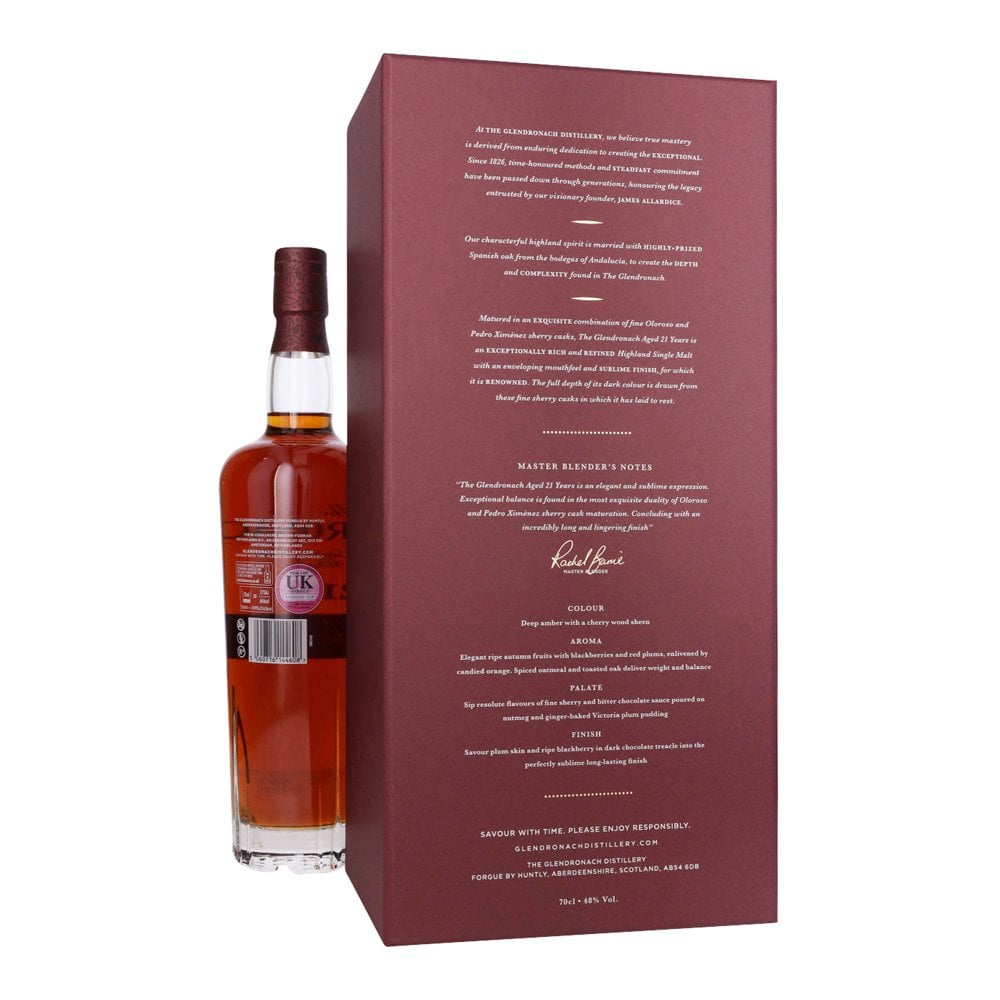 Glendronach 21 Year Old - Sherry Cask Matured 700ml