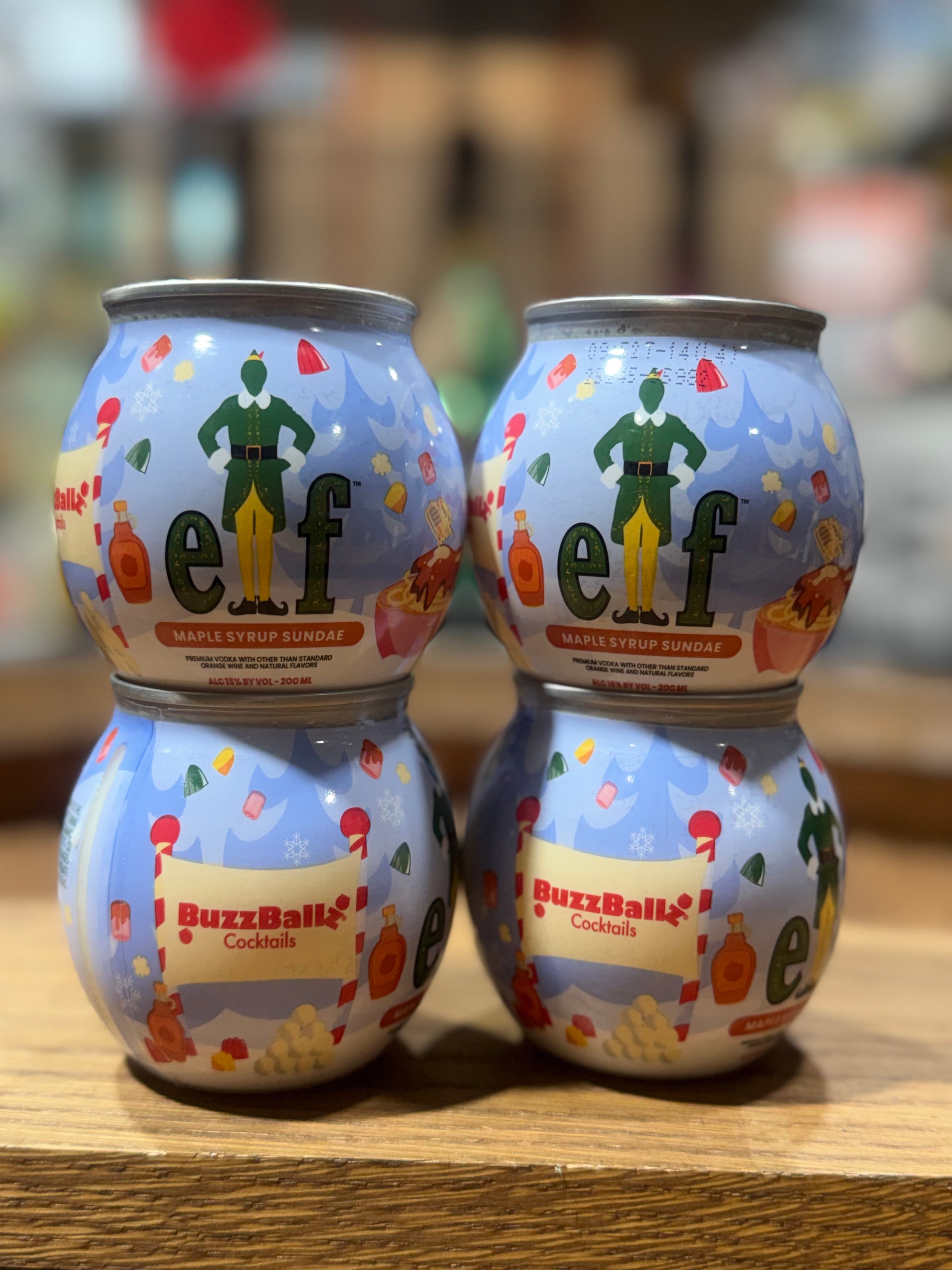 Buzzballs Cocktail Maple Syrup Sundae ( 4Packs x 200ml )