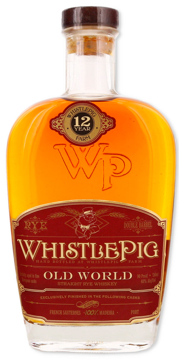 WhistlePig 12 Year Old Old World Rye Whiskey – Finished in Madeira, Sauternes & Port Casks
