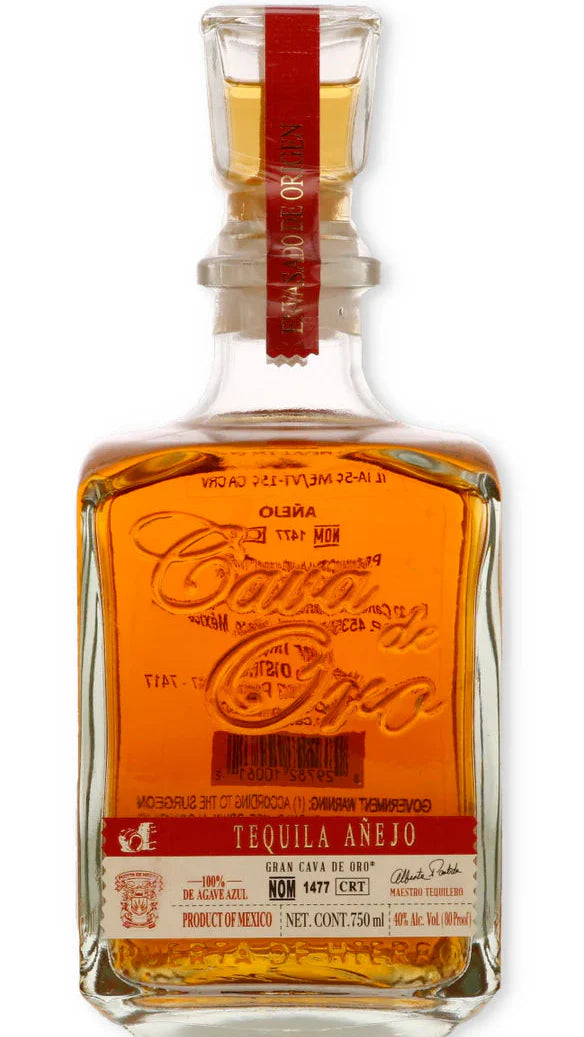 Gran Cava de Oro Añejo Tequila 750ml