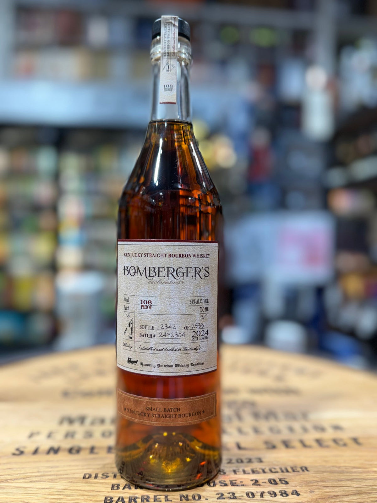 Bombergers Declaration Small Batch Kentucky Straight Bourbon Whiskey, 2024 Released