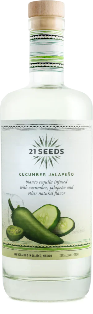 21 Seeds Cucumber Jalapeno Infused Tequila