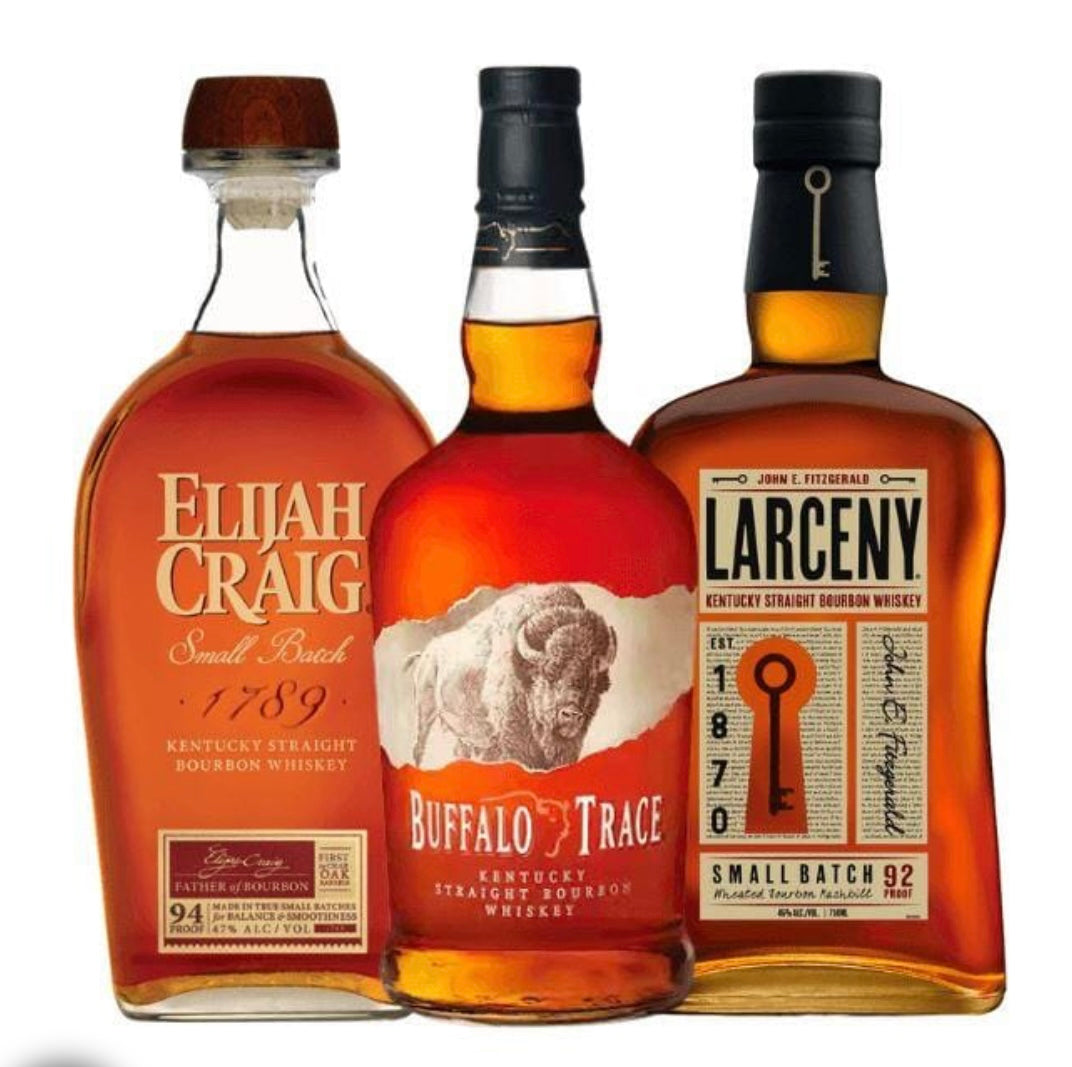 Elijah Craig Small Batch, Buffalo Trace, and Larceny Bundles 3 x 750ml