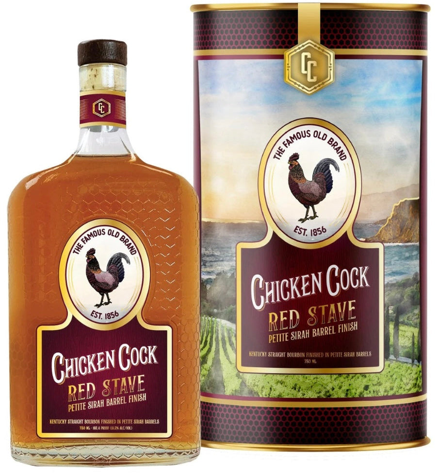 Chicken Cock Red Stave Petite Sirah Barrel Finish Kentucky Straight Bourbon Whiskey (750 ml)
