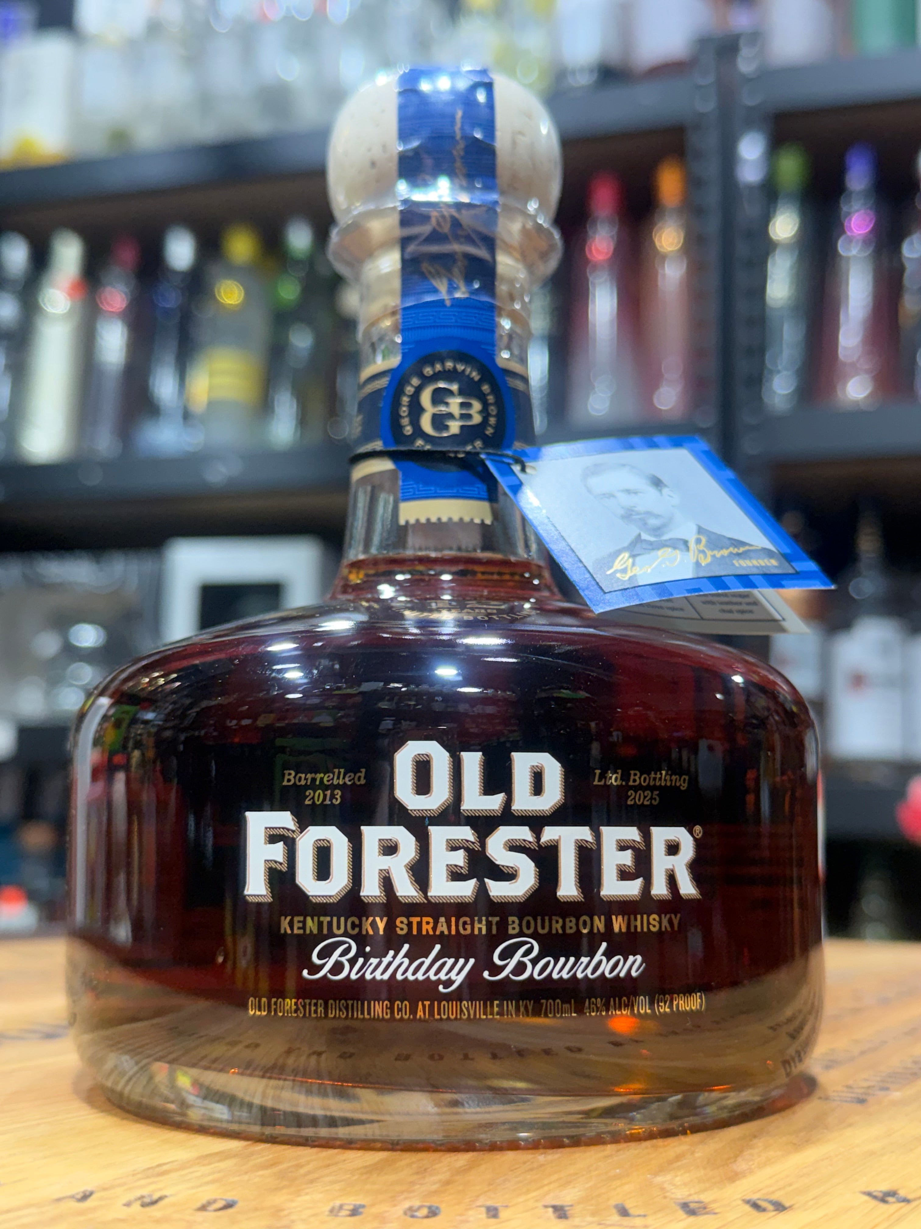 Old Forester 'Birthday Bourbon' Kentucky Straight Bourbon Whiskey 2025 Released, 92 Proof. 700ml,