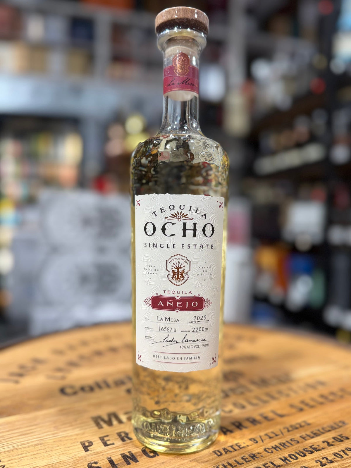 Tequila Ocho Anejo Single Estate. 2025 Released