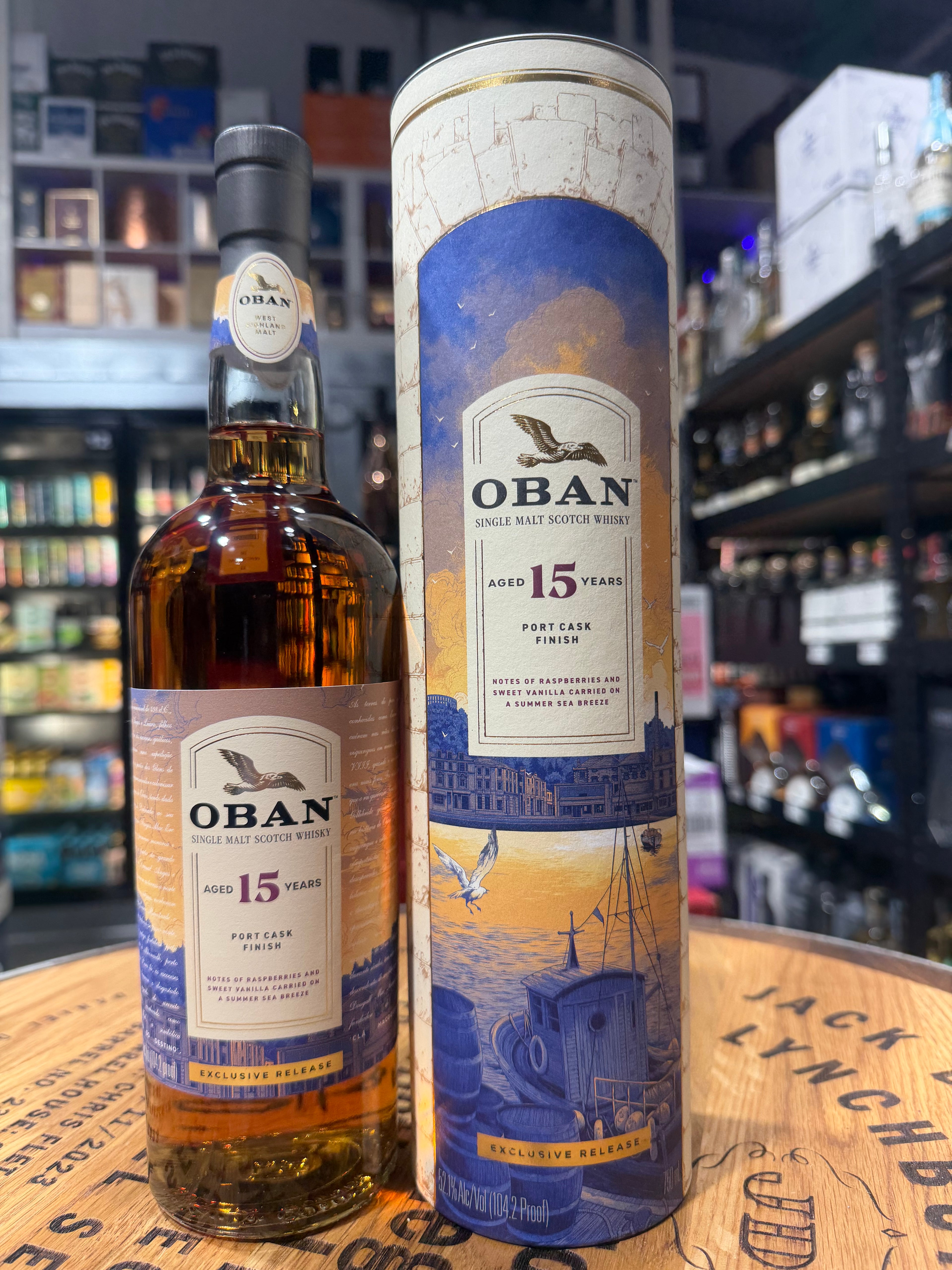 Oban 15 Year Old Port Cask Finish Highland Single Malt Scotch Whisky (750ml)