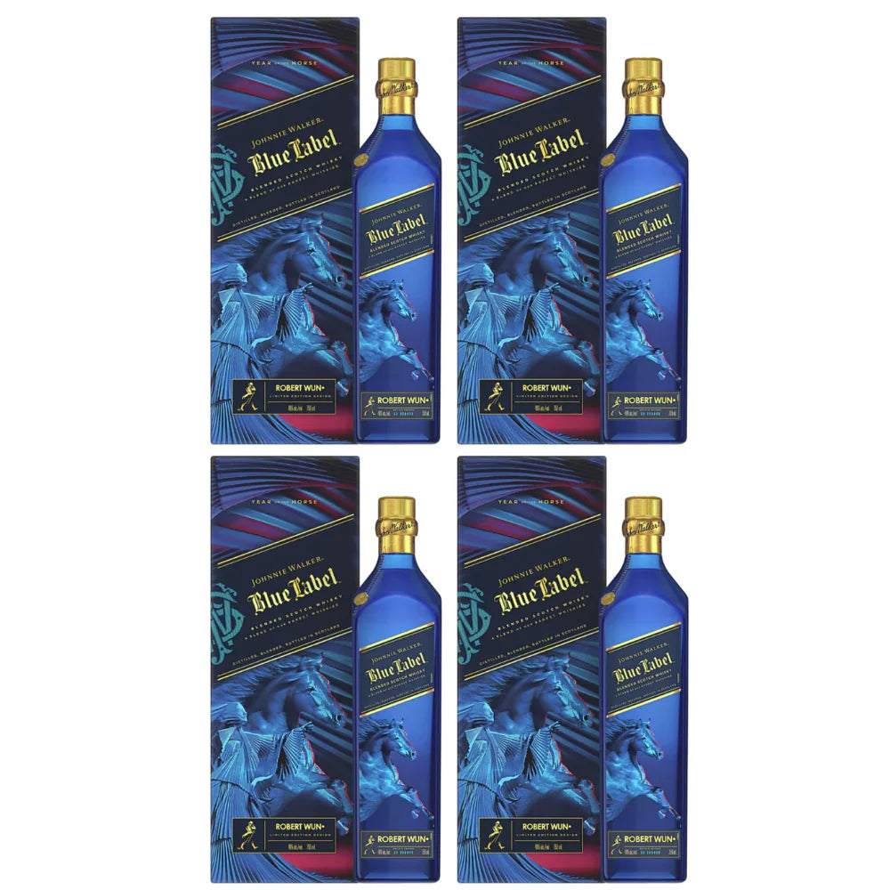 Johnnie Walker Blue Label “Year of the Horse” 2026 Limited Edition Bundle (4 x 750ml)