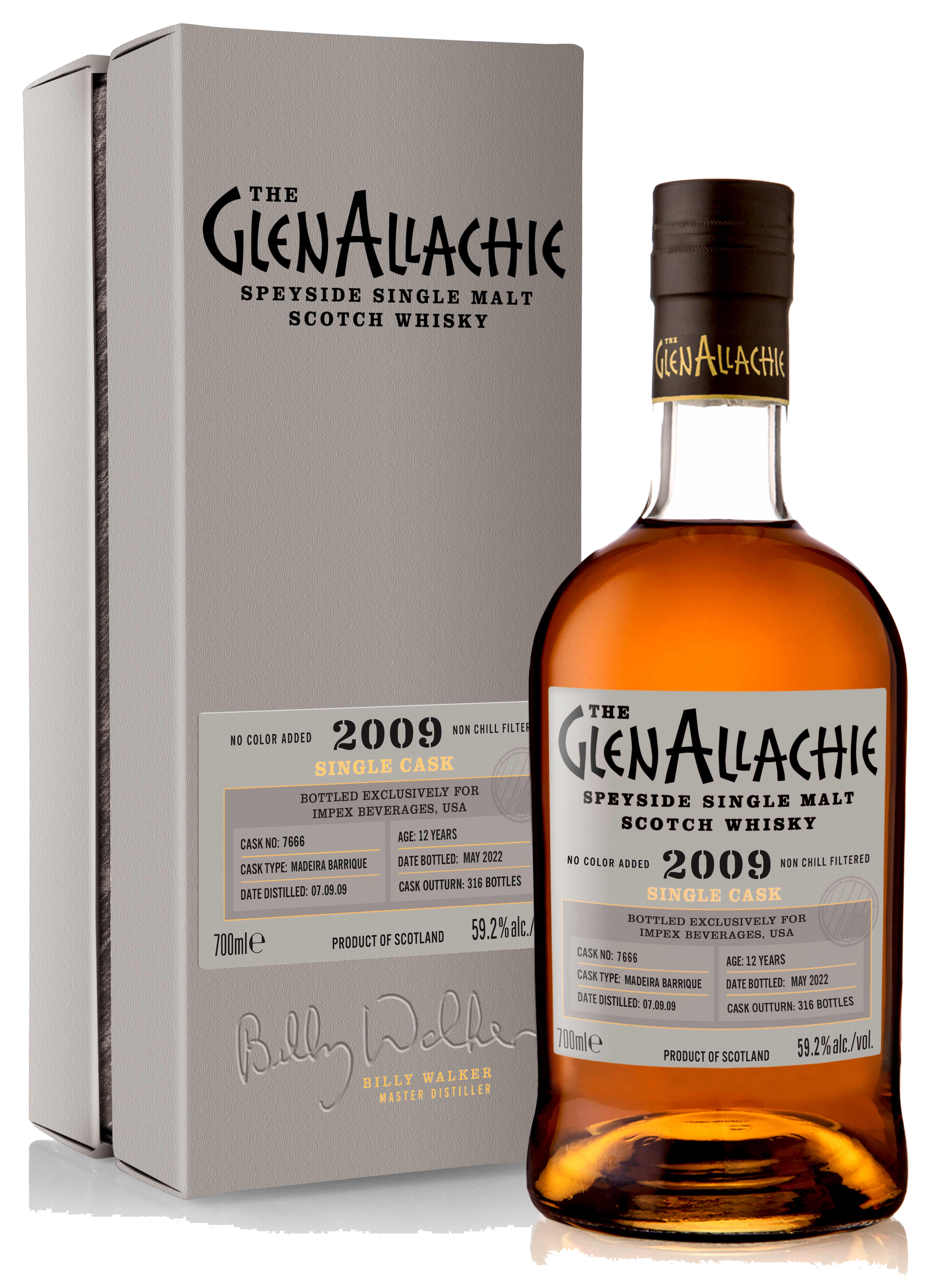 The GlenAllachie 2009 Single Cask – 12 Year Old Madeira Barrique 7666
