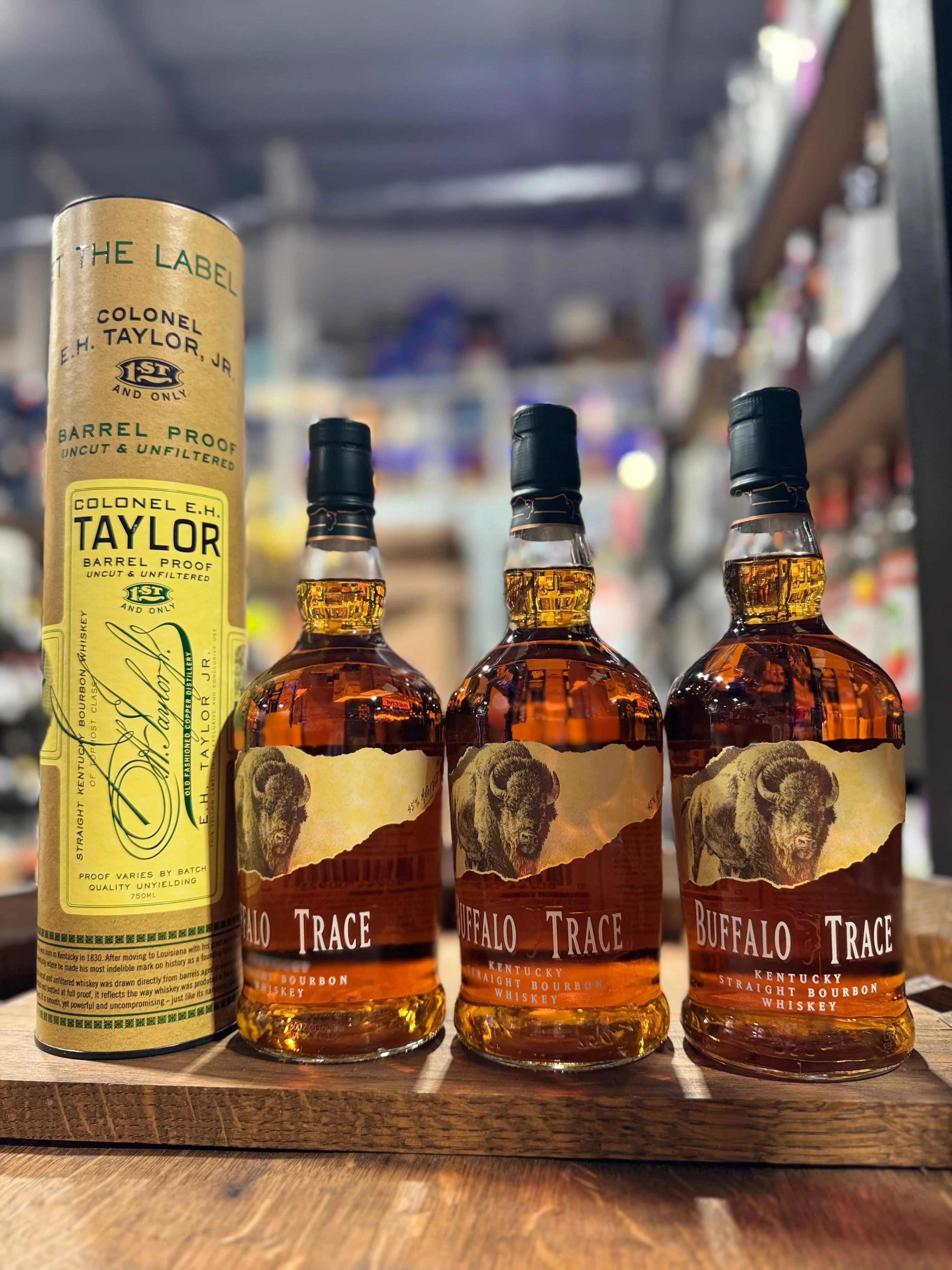 E.H. Taylor Barrel Proof + 3 x Buffalo Trace Discounted Bundle (4 x 750ml)