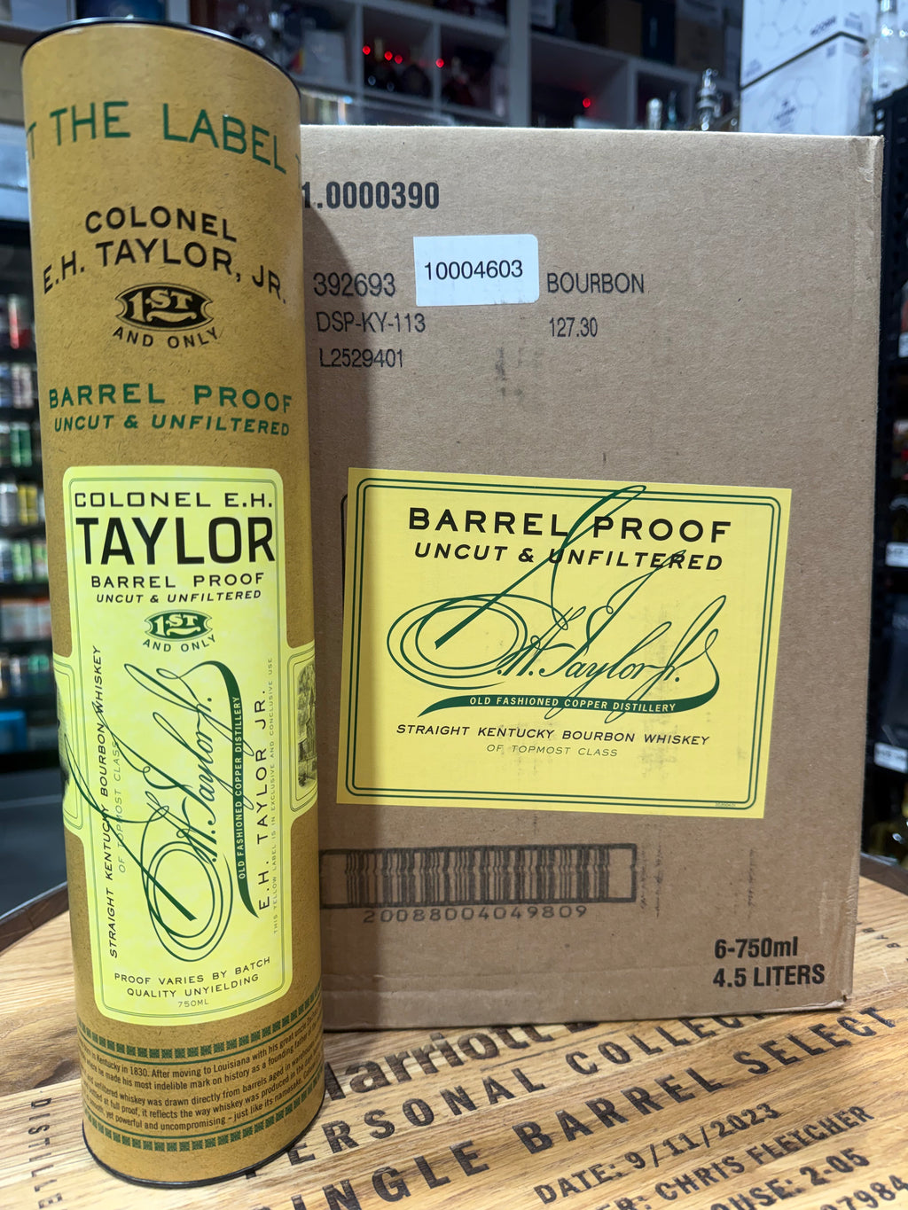 Colonel E.H. Taylor, Jr. Barrel Proof Uncut & Unfiltered Bourbon Whiskey Bundle (6x 750ml)