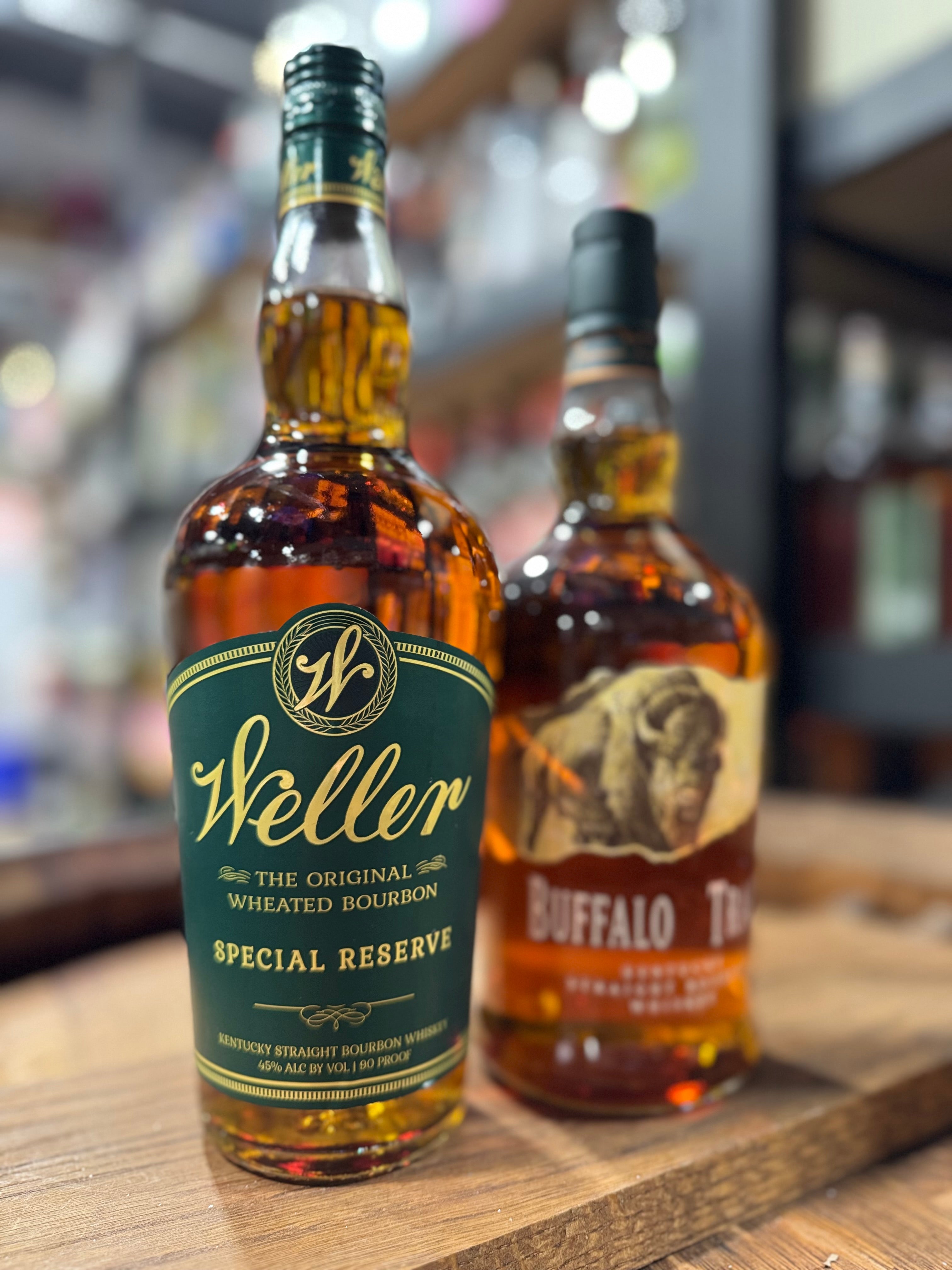 Weller Special Reserve & Buffalo Trace Kentucky Straight Bourbon Whiskey Bundle (2 x 750ml).