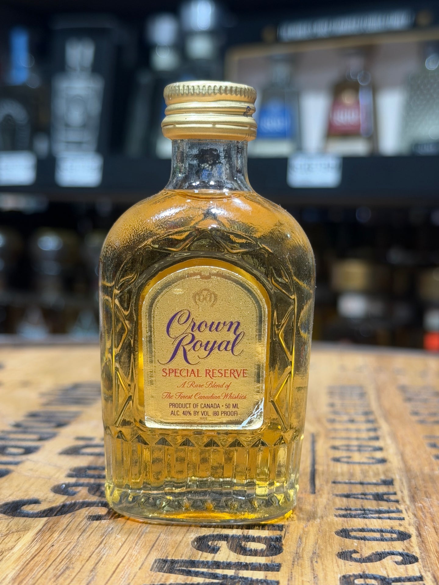 Crown Royal Special Reserve 50ml. Discontinued bottle