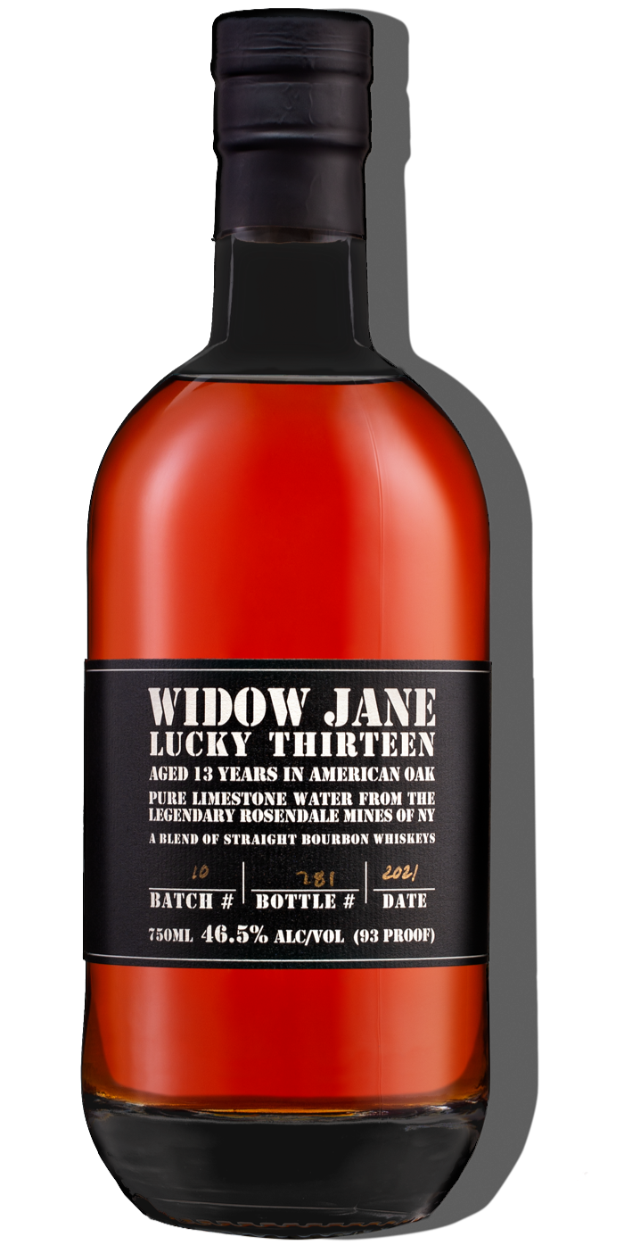 Widow Jane Lucky Thirteen Straight Bourbon Whiskey – 13 Year (750 ml, 93 proof / 46.5% ABV)