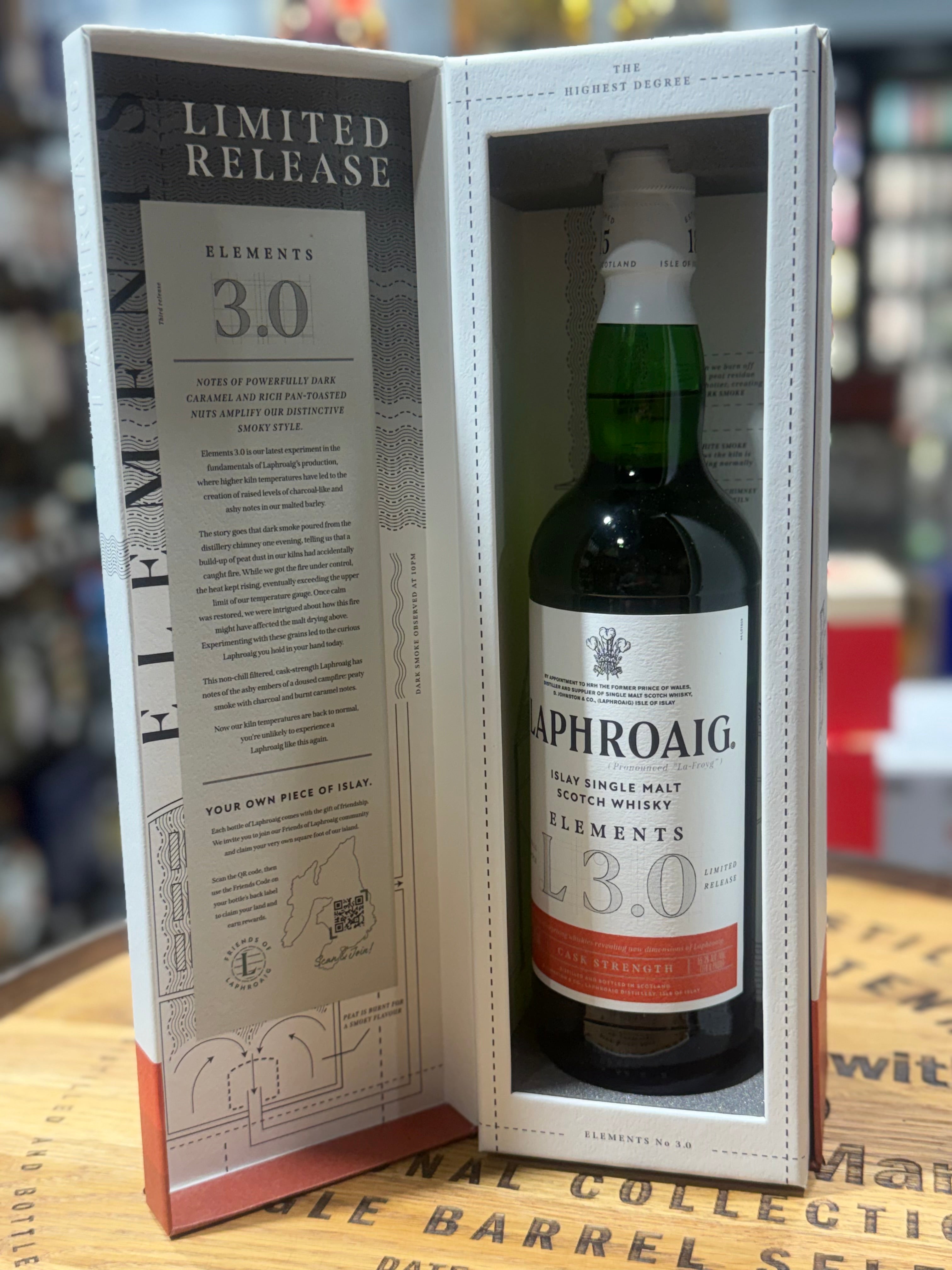 Laphroaig Elements Cask Strength Limited Release L 3.0 (700mL)