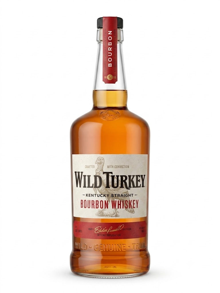 Wild Turkey 81 Proof Kentucky Straight Bourbon Whiskey 750ml