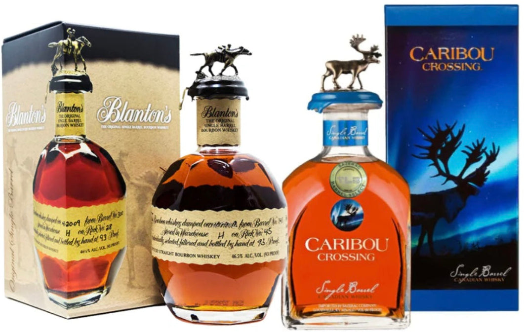 Blanton’s Original & Crossing Barrel – Party Bundle (2 x 750ml)