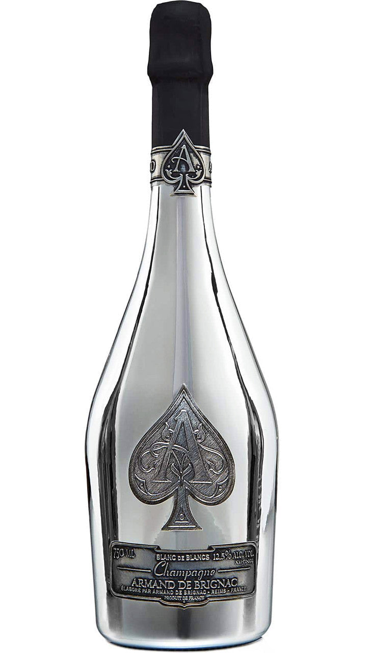 Armand De Brignac Ace Of Spades Blanc De Blancs Silver Champagne Blanc De Blancs Chardonnay