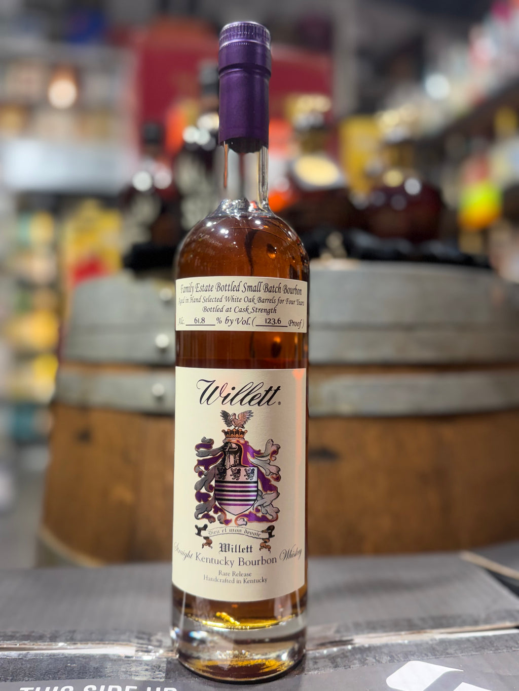 Willett Family Estate 4-Year Small Batch Bourbon (123.6 Proof, 750 ml)