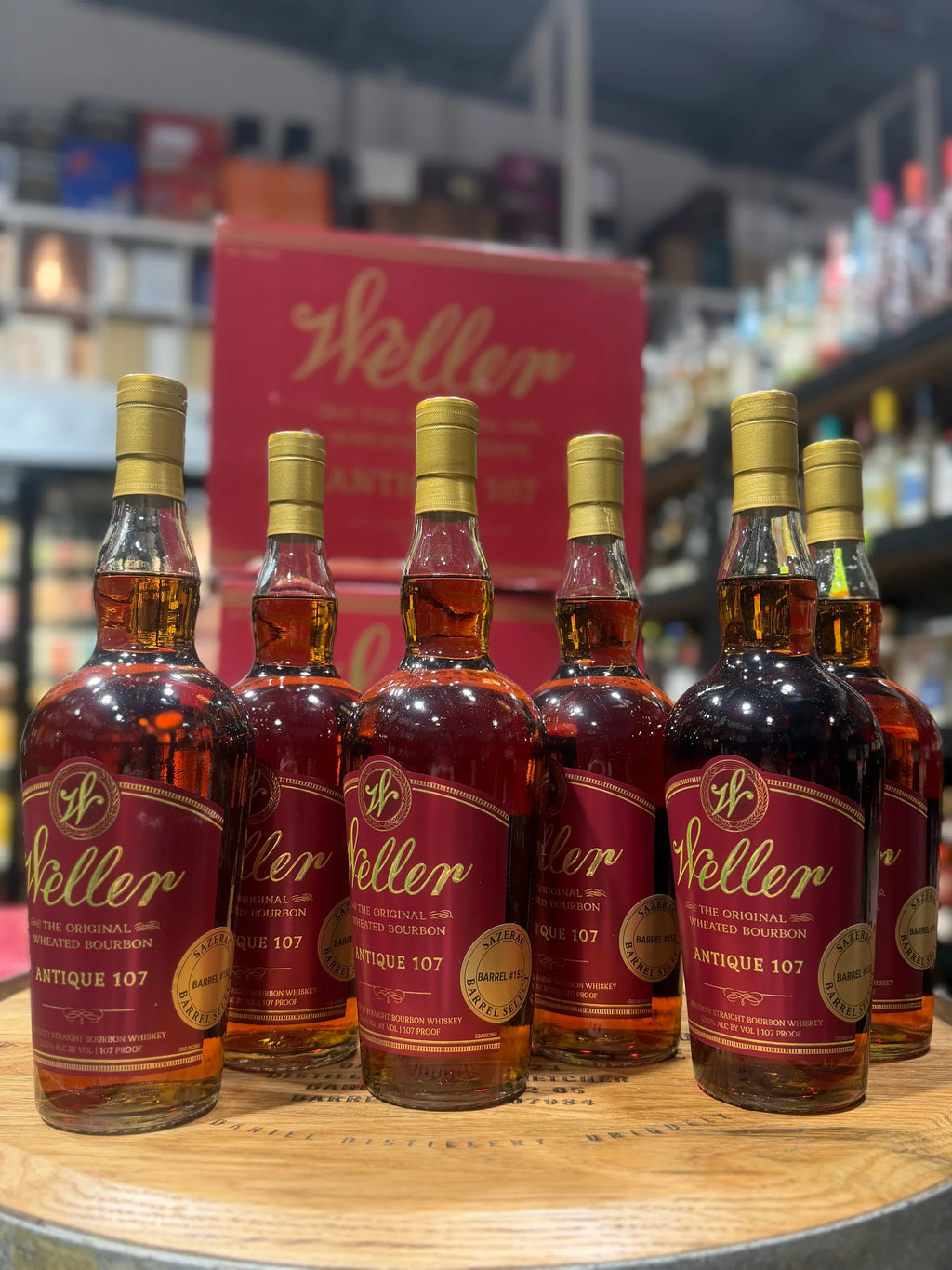 Weller Antique 107 Barrel Pick Bundle (6 × 750 ml)