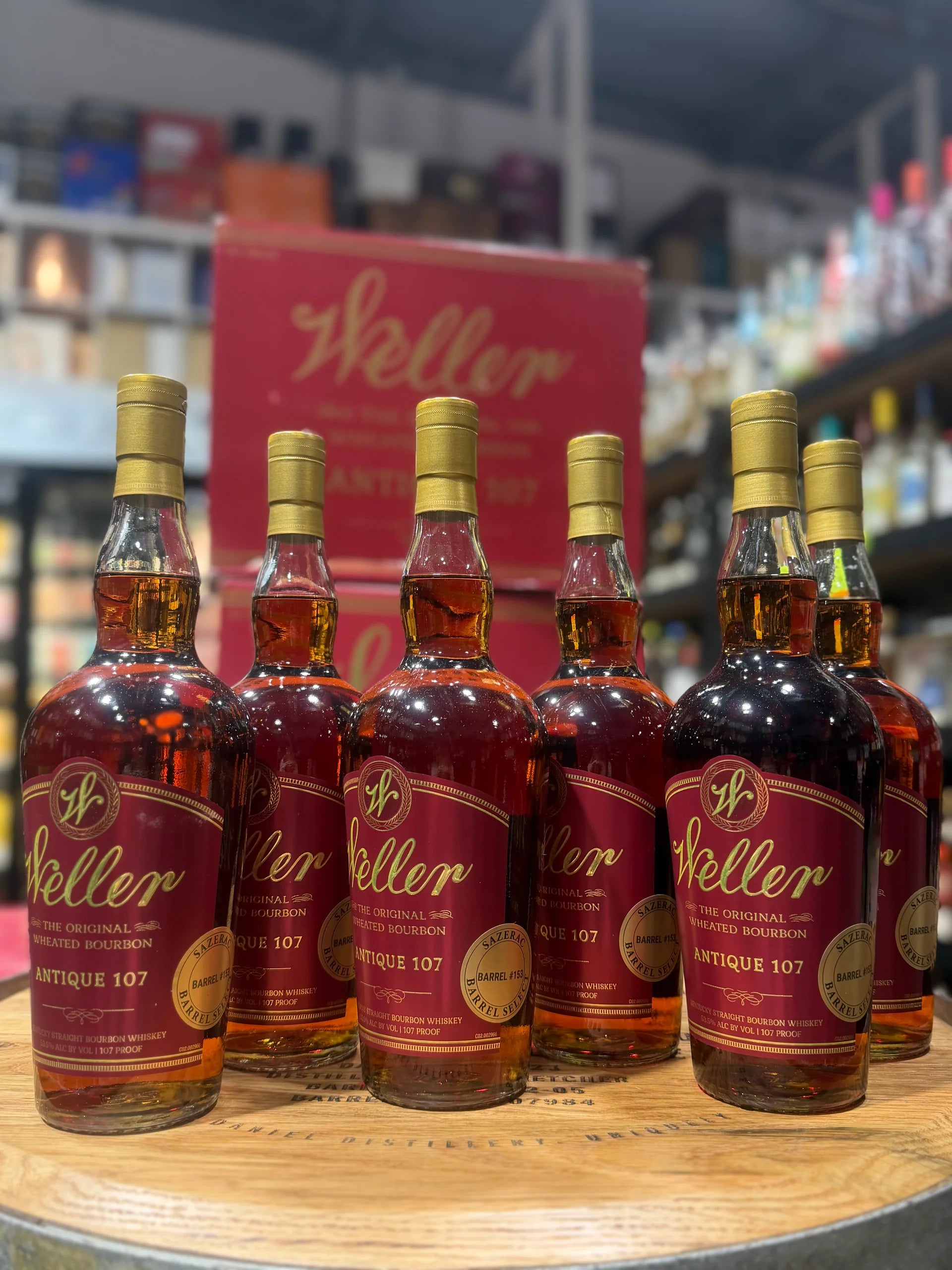 Weller Antique 107 Barrel Pick Bundle (6 × 750 ml)