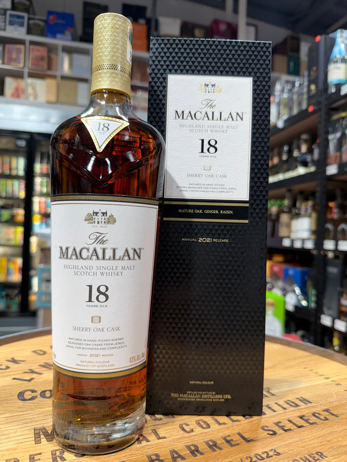 Macallan 18 Year Sherry Oak Single Malt 2021 Released.
