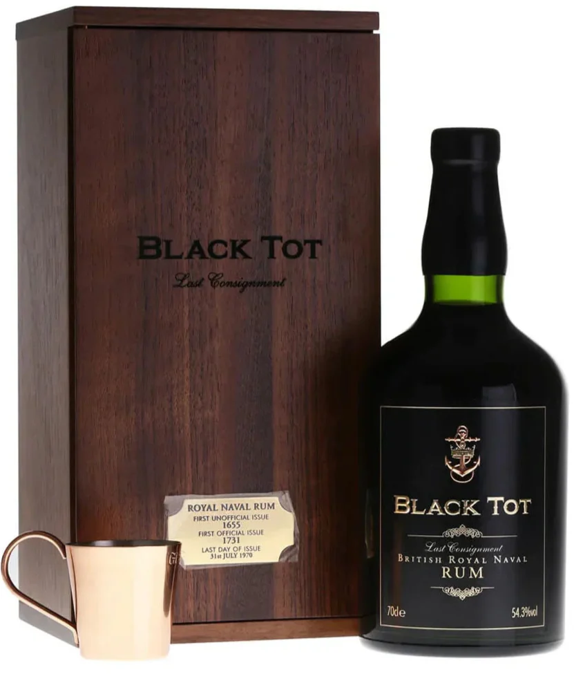 Black Tot Last Consignment British Royal Navy Rum 54.3% ABV