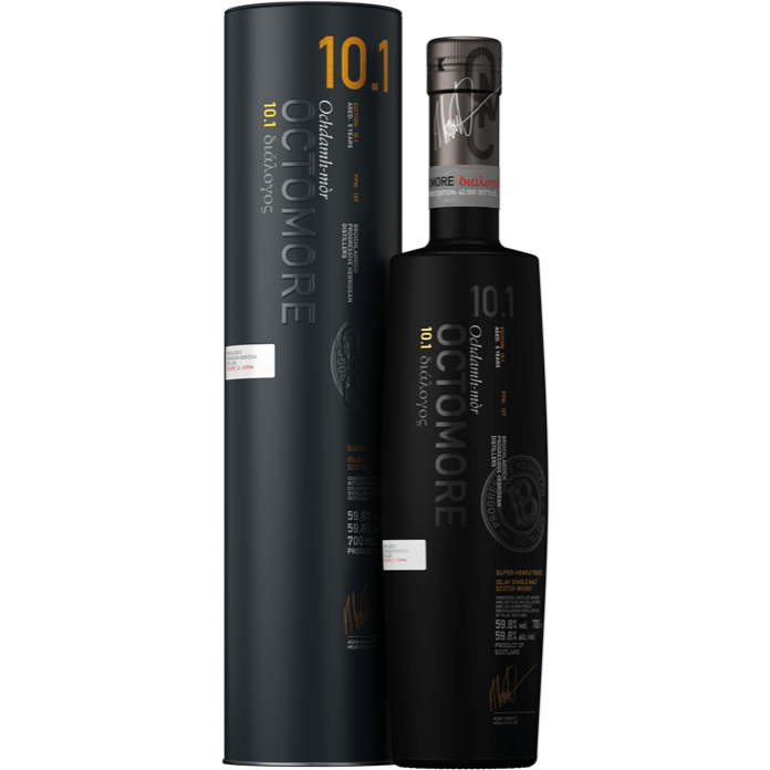 Octomore Edition 10.1 Aged 5 Years Single Malt Scotch Whisky 750ml, 2019 Release