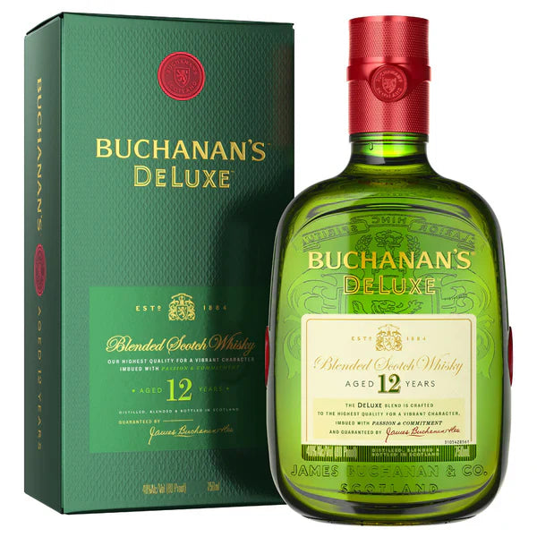Buchanans De Luxe 12 Year Old Blended Scotch Whisky