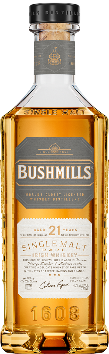 Bushmills 21 Year Single Malt Irish Whiskey