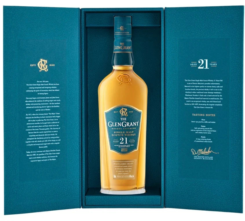 The Glen Grant 21 Year Old Single Malt Scotch Whisky 2024 Release 750ml