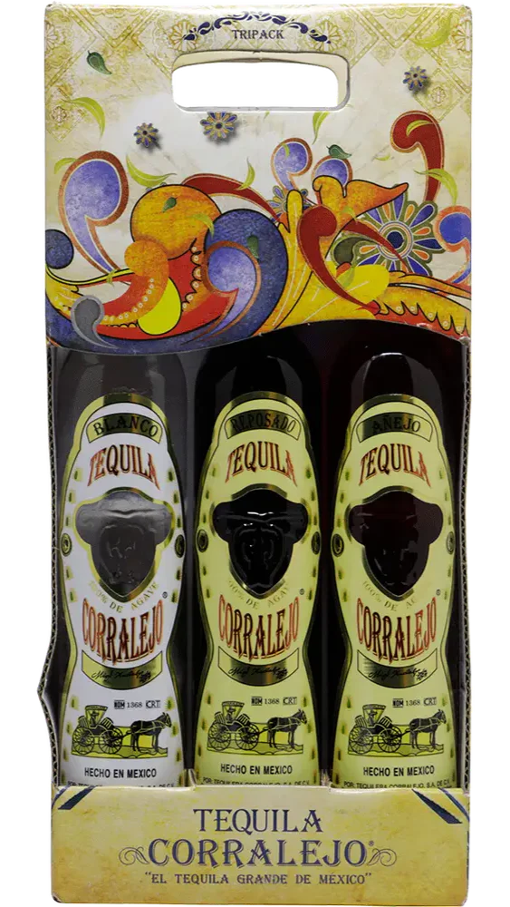 Corralejo Trio Pack Blanco , Reposado & Anejo Tequila