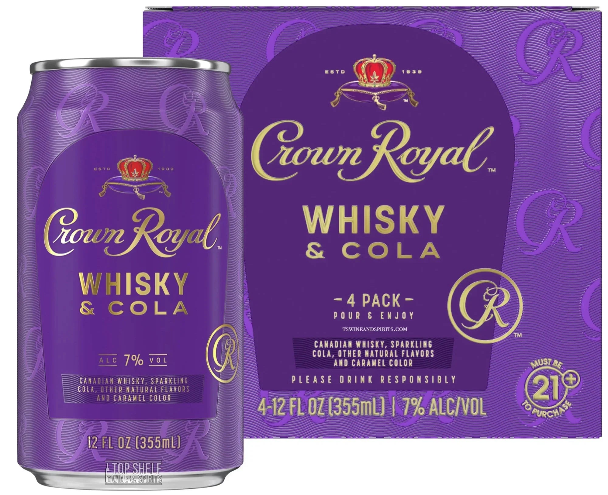 Crown Royal & Cola 4-Pack