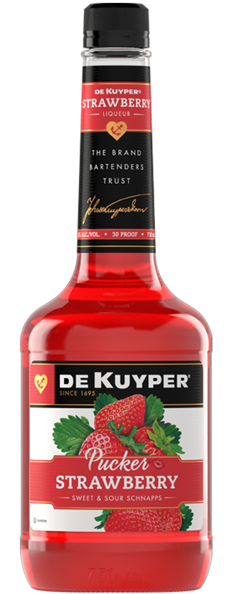 DeKuyper Pucker Strawberry Schnapps Liqueur