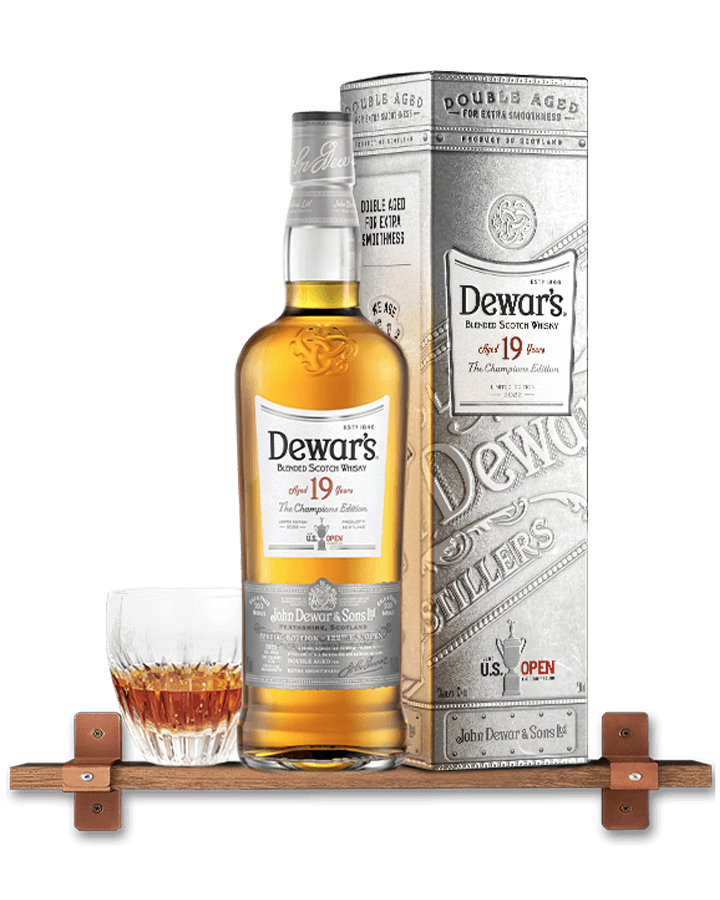 Dewars Blended Scotch The Champions Edition U S Open Limited Edition 19yr