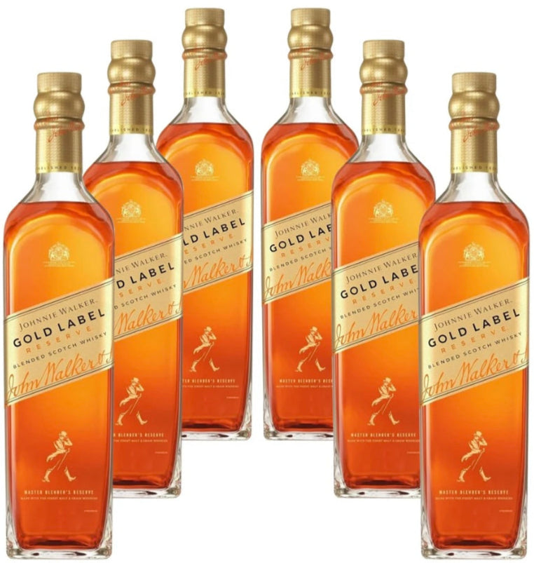Johnnie Walker Gold Reserve Blended Scotch Whisky 6 x 750ml