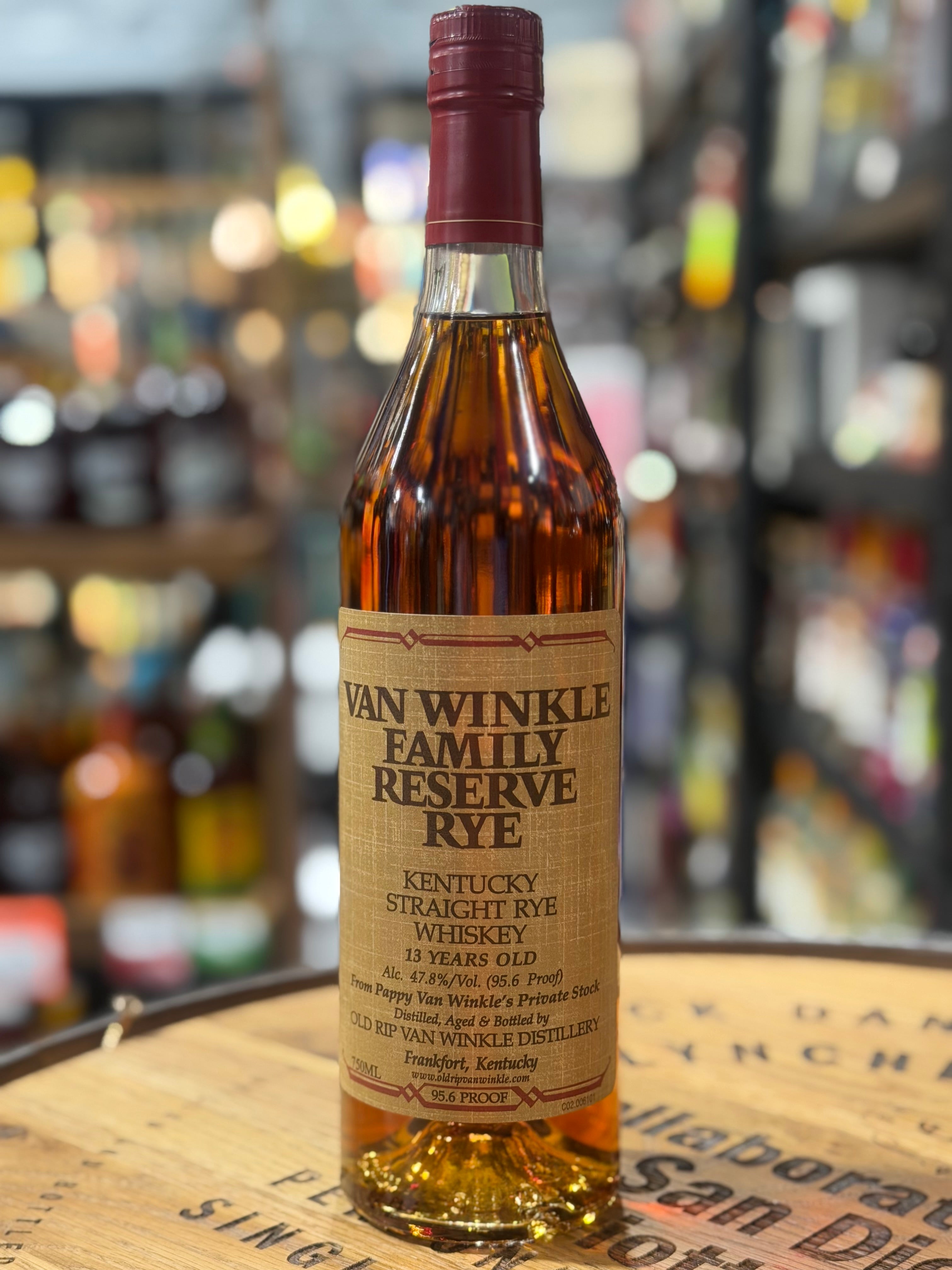 Pappy Van Winkle 13 Year Old Family Reserve Rye