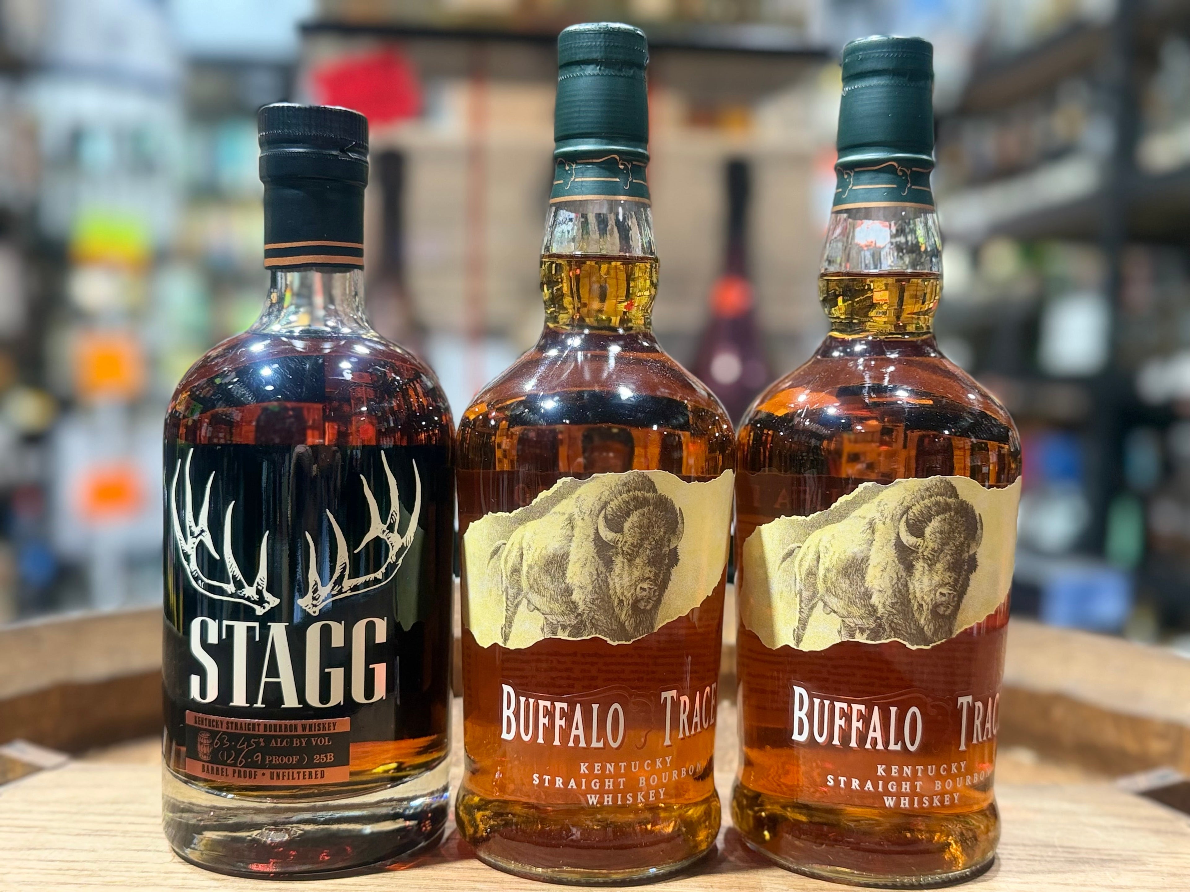 Stagg, and 2 bottles Buffalo Trace Bundle ( 3packs x 750ml)
