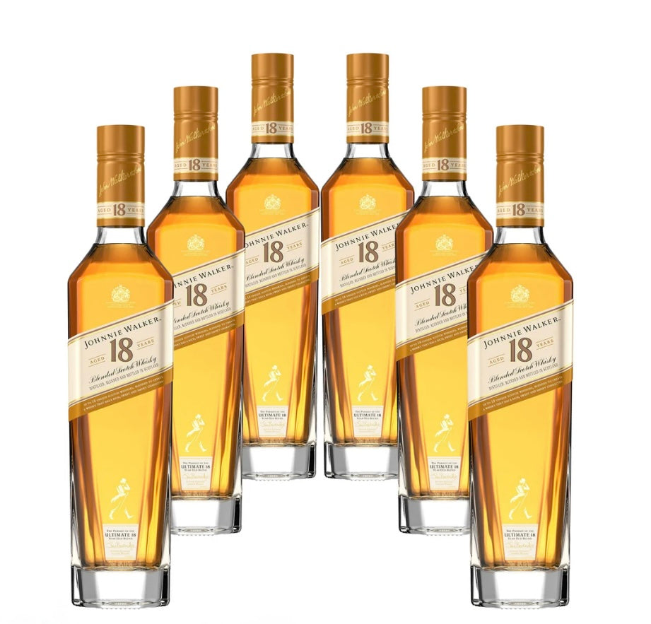 Johnnie Walker Gold 18 Year Bundle (6 x 750ml)