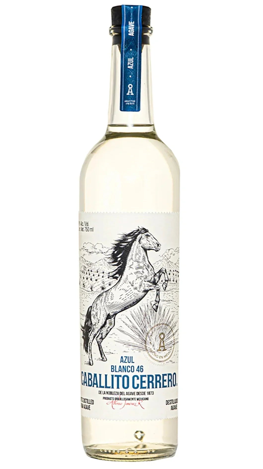 El Caballito Cerrero Azul Blanco