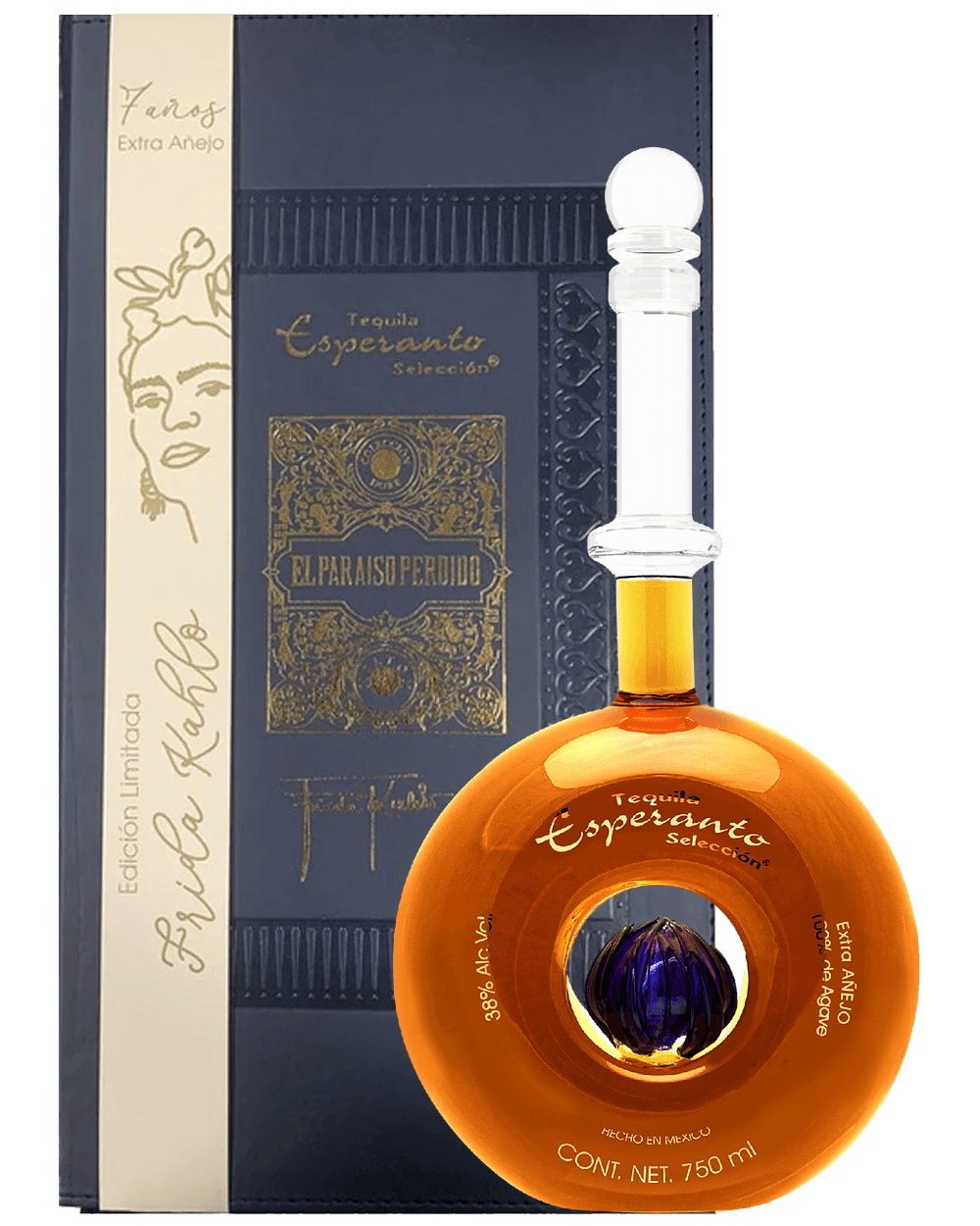 Esperanto Tequila Limited Release 7yr French Oak Aged Extra Anejo in Collaboration with Frida Kahlo Edition