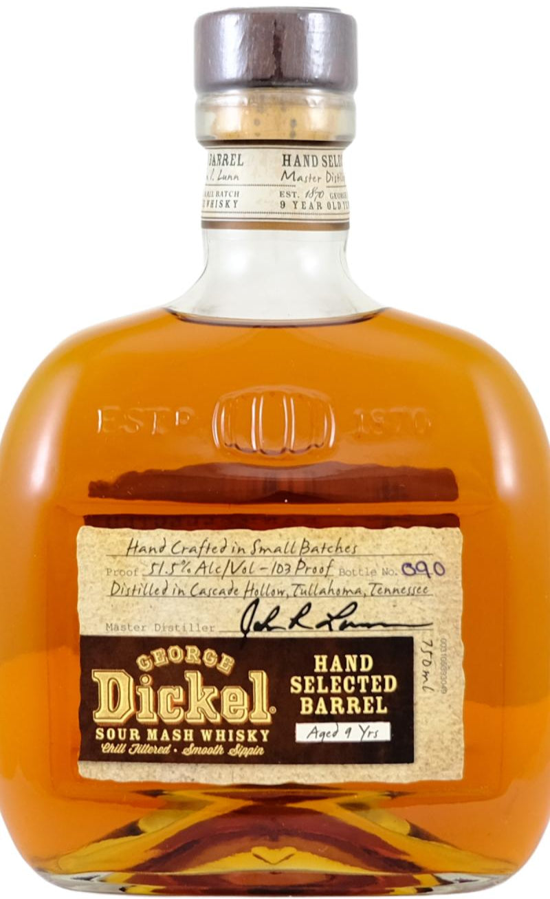 George Dickel Hand Selected Barrel 9 Year Whisky - 750 ML