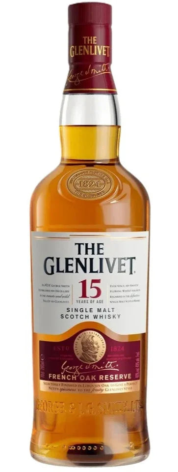 The Glenlivet 15 Year Old “French Oak Reserve” Single Malt Scotch Whisky